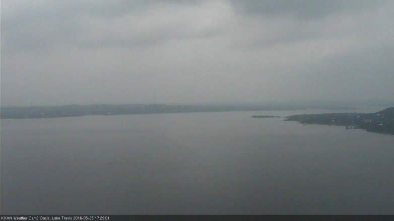 Lake Travis webcam, May 25, 2016 4:40 PM CT