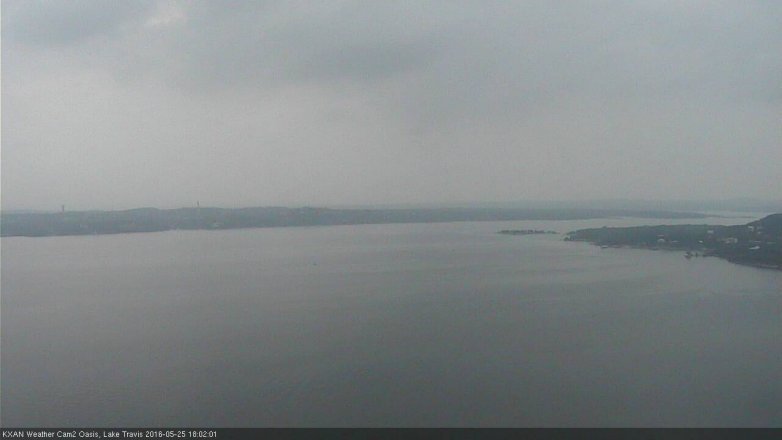 Lake Travis webcam, May 25, 2016 5:30 PM CT