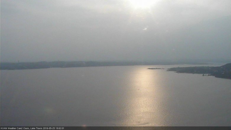 Lake Travis webcam, May 25, 2016 6:20 PM CT