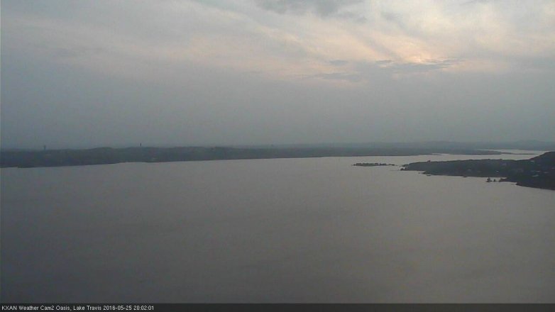 Lake Travis webcam, May 25, 2016 7:05 PM CT
