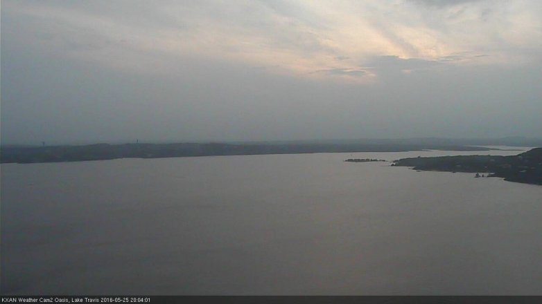 Lake Travis webcam, May 25, 2016 7:35 PM CT