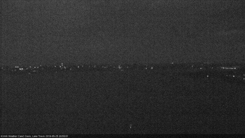 Lake Travis webcam, May 25, 2016 8:20 PM CT