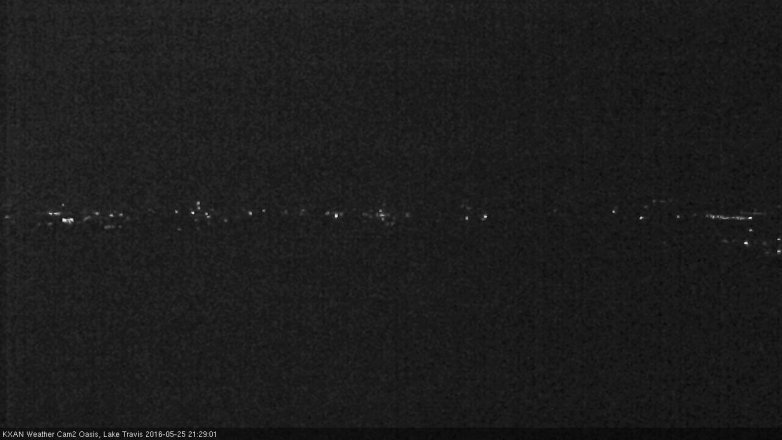 Lake Travis webcam, May 25, 2016 8:45 PM CT