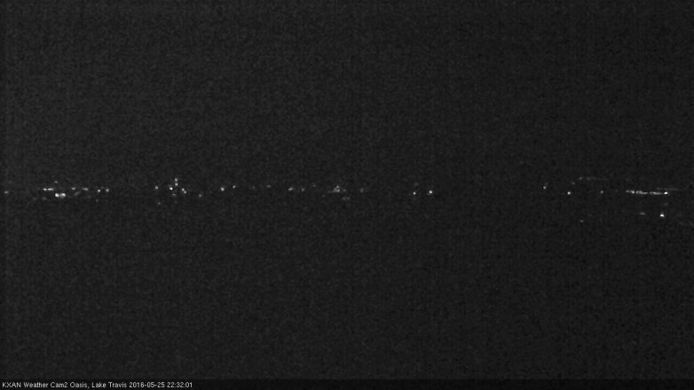 Lake Travis webcam, May 25, 2016 9:40 PM CT