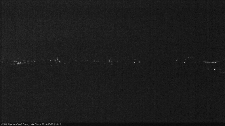 Lake Travis webcam, May 25, 2016 10:20 PM CT