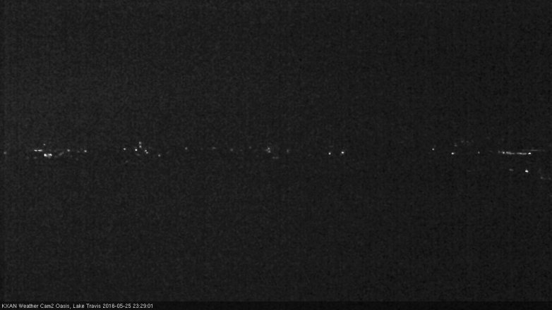 Lake Travis webcam, May 25, 2016 10:45 PM CT