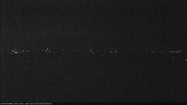 Lake Travis webcam, May 25, 2016 11:05 PM CT