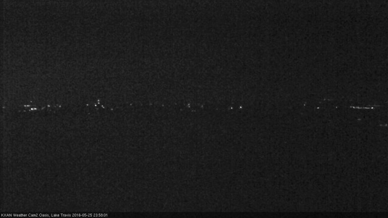 Lake Travis webcam, May 25, 2016 11:20 PM CT