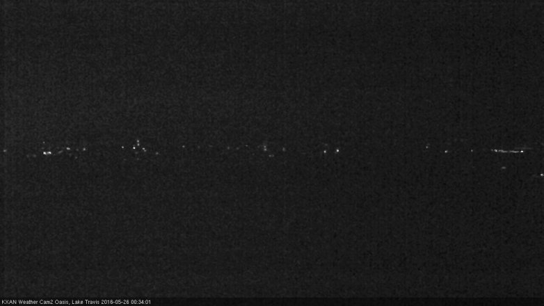 Lake Travis webcam, May 25, 2016 11:55 PM CT