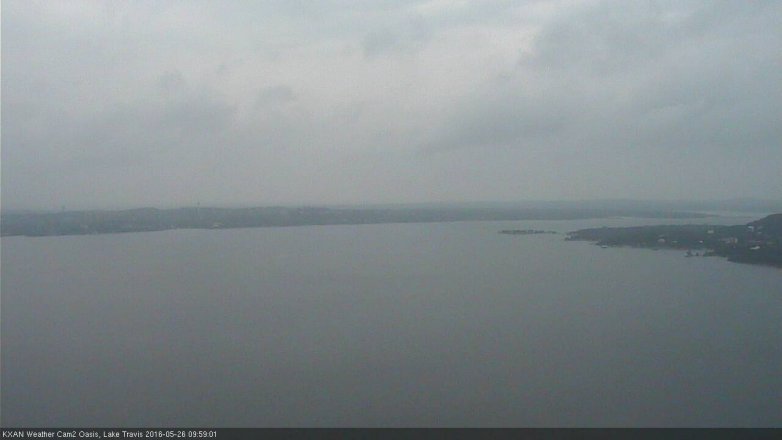 Lake Travis webcam, May 26, 2016 9:10 AM CT