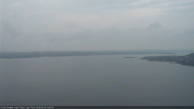 Lake Travis webcam, May 26, 2016 9:15 AM CT