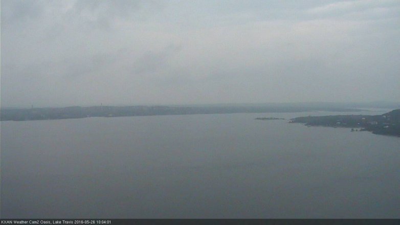 Lake Travis webcam, May 26, 2016 9:20 AM CT