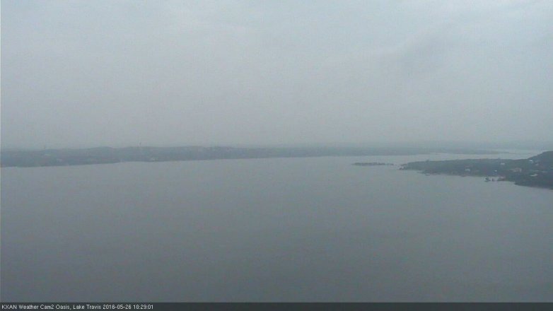 Lake Travis webcam, May 26, 2016 9:35 AM CT