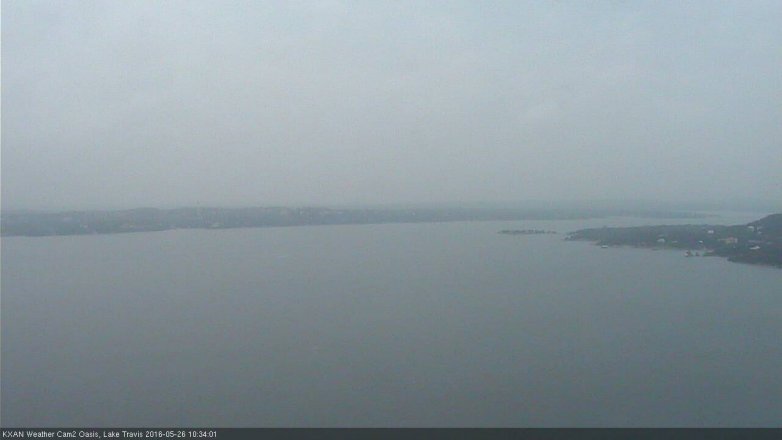 Lake Travis webcam, May 26, 2016 9:40 AM CT