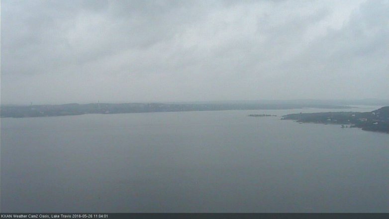 Lake Travis webcam, May 26, 2016 10:30 AM CT