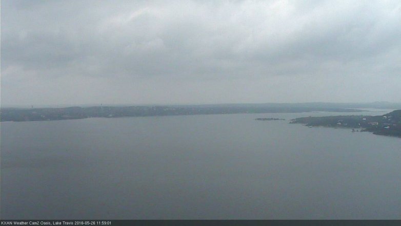 Lake Travis webcam, May 26, 2016 11:25 AM CT