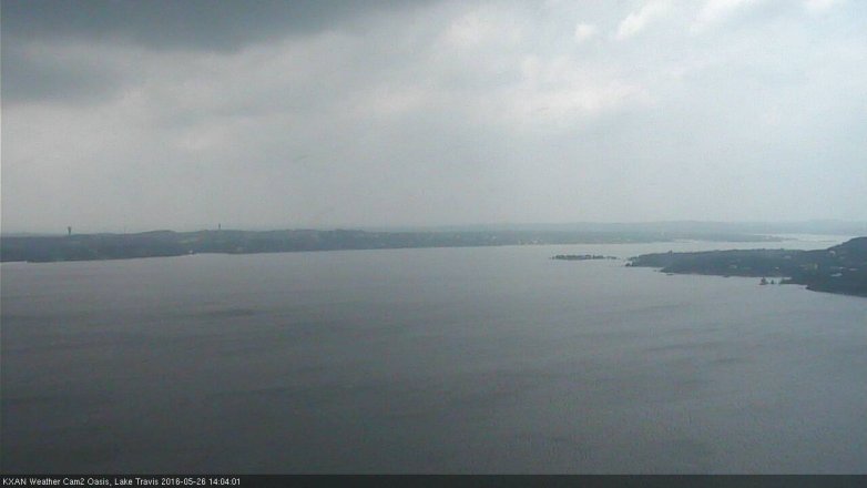 Lake Travis webcam, May 26, 2016 1:15 PM CT