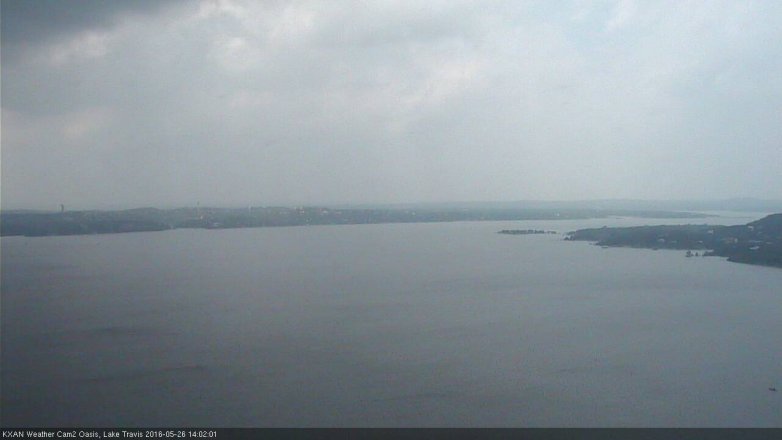 Lake Travis webcam, May 26, 2016 1:25 PM CT
