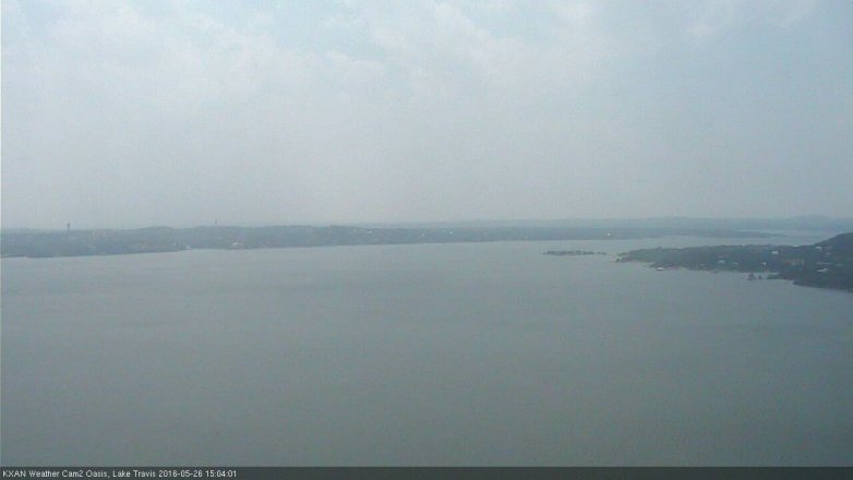Lake Travis webcam, May 26, 2016 2:15 PM CT