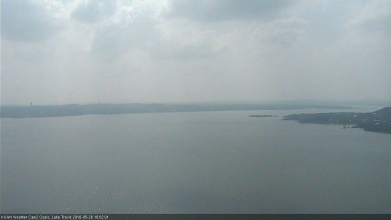 Lake Travis webcam, May 26, 2016 3:10 PM CT