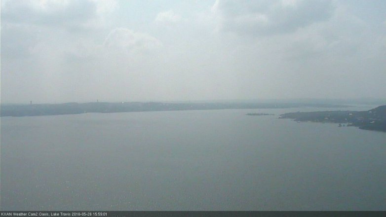 Lake Travis webcam, May 26, 2016 3:30 PM CT