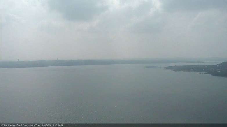 Lake Travis webcam, May 26, 2016 3:35 PM CT