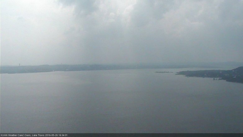 Lake Travis webcam, May 26, 2016 3:55 PM CT