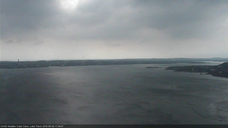 Lake Travis webcam, May 26, 2016 4:50 PM CT