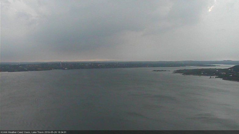 Lake Travis webcam, May 26, 2016 5:40 PM CT