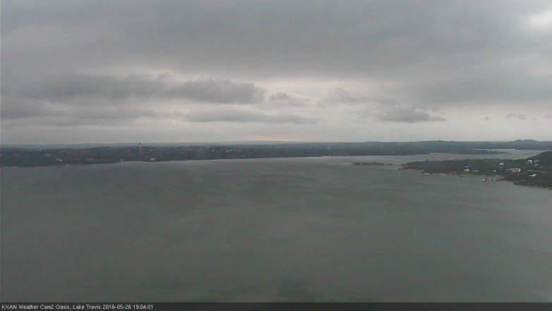 Lake Travis webcam, May 26, 2016 6:15 PM CT