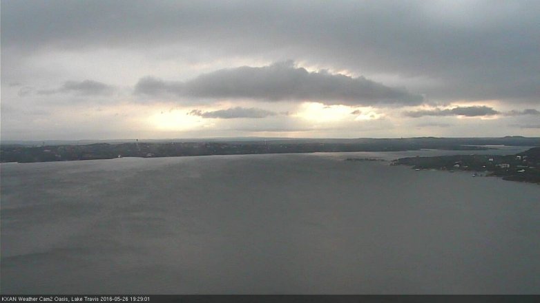 Lake Travis webcam, May 26, 2016 6:35 PM CT
