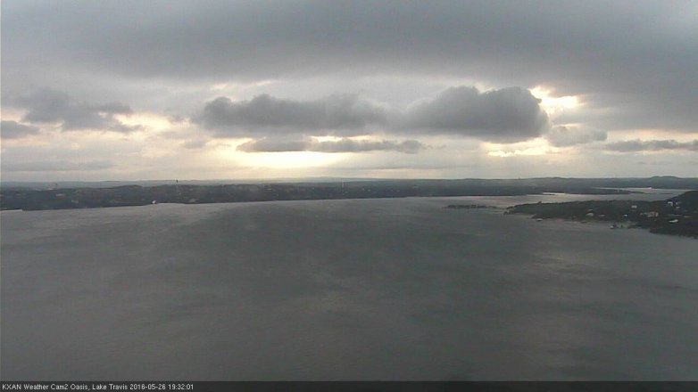 Lake Travis webcam, May 26, 2016 6:55 PM CT