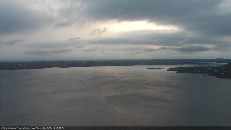 Lake Travis webcam, May 26, 2016 7:05 PM CT