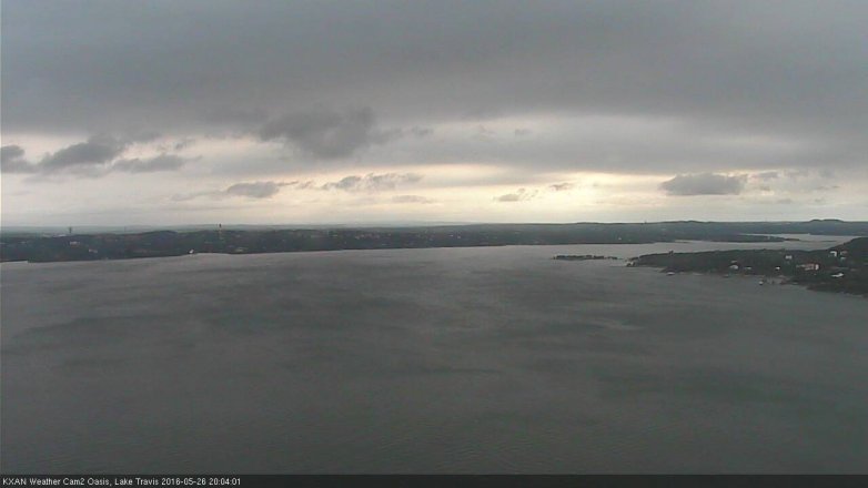 Lake Travis webcam, May 26, 2016 7:10 PM CT