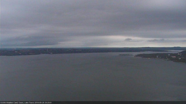 Lake Travis webcam, May 26, 2016 7:35 PM CT
