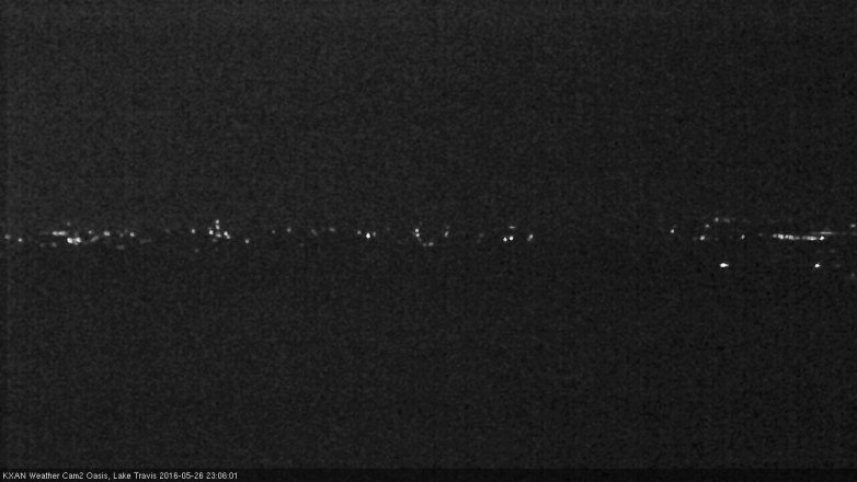 Lake Travis webcam, May 26, 2016 10:45 PM CT