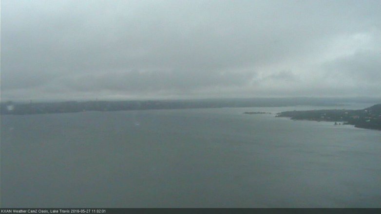 Lake Travis webcam, May 27, 2016 10:30 AM CT