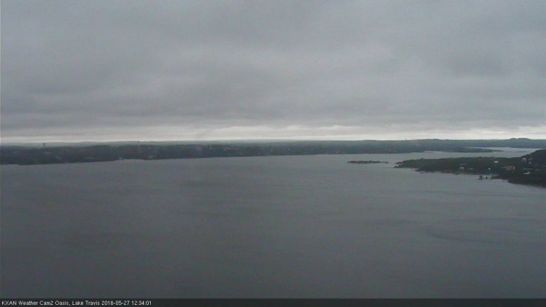Lake Travis webcam, May 27, 2016 12:00 PM CT