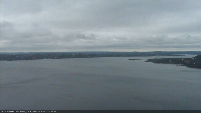 Lake Travis webcam, May 27, 2016 1:40 PM CT