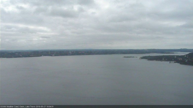 Lake Travis webcam, May 27, 2016 3:10 PM CT