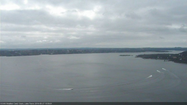 Lake Travis webcam, May 27, 2016 3:30 PM CT