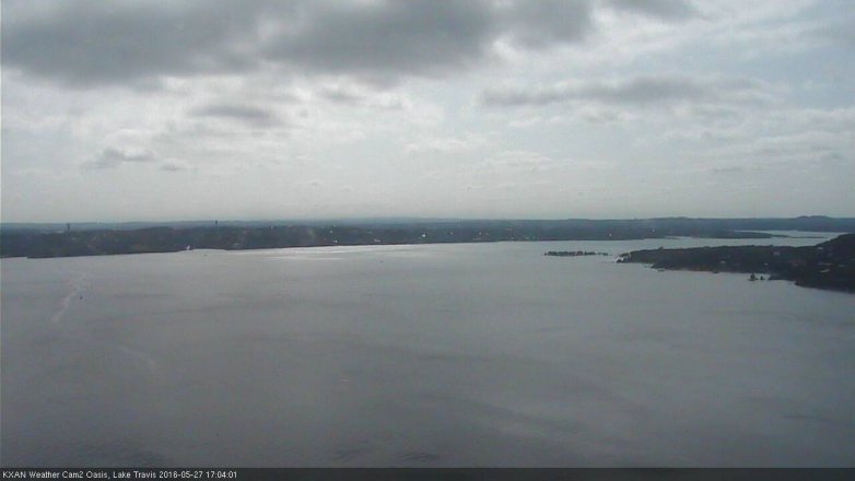Lake Travis webcam, May 27, 2016 4:20 PM CT