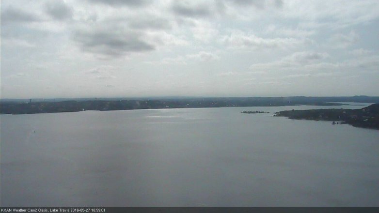 Lake Travis webcam, May 27, 2016 4:25 PM CT