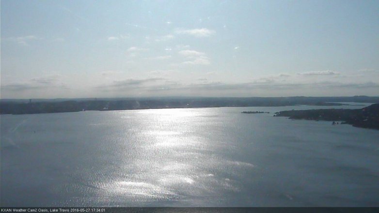 Lake Travis webcam, May 27, 2016 4:45 PM CT