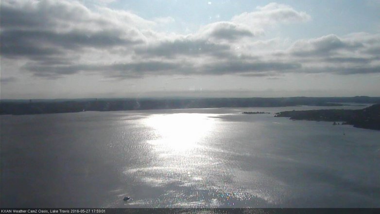Lake Travis webcam, May 27, 2016 5:15 PM CT