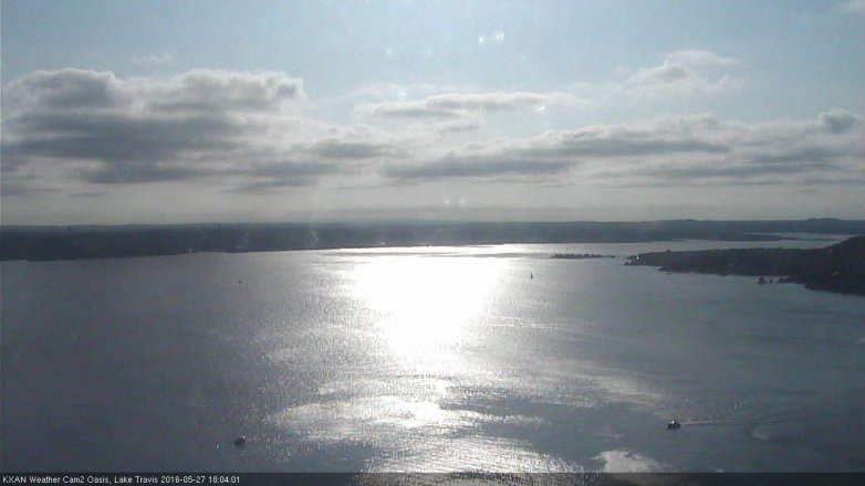 Lake Travis webcam, May 27, 2016 5:20 PM CT