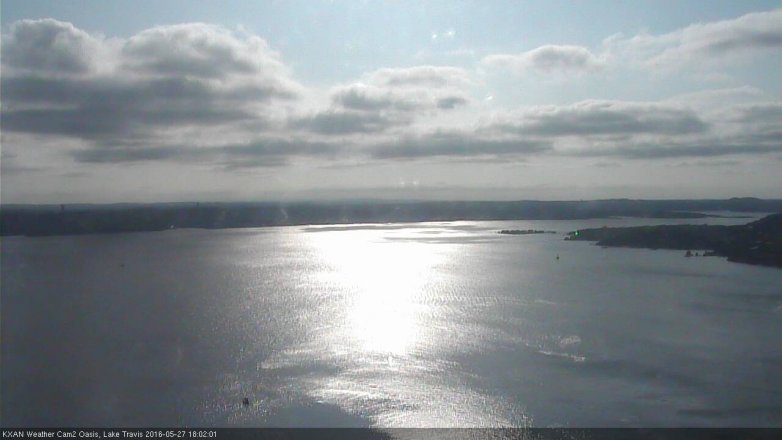 Lake Travis webcam, May 27, 2016 5:30 PM CT