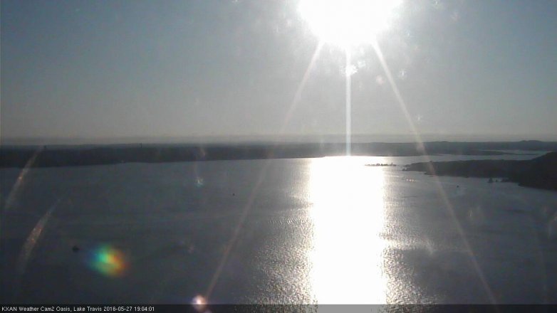 Lake Travis webcam, May 27, 2016 6:20 PM CT