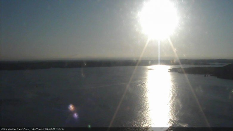 Lake Travis webcam, May 27, 2016 6:35 PM CT