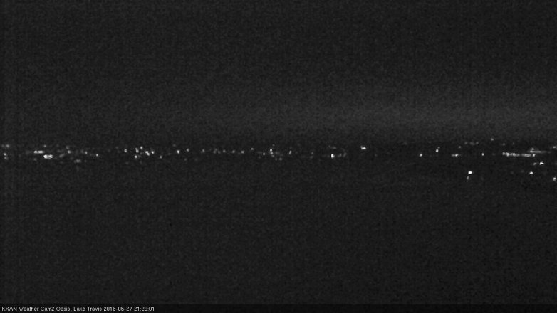 Lake Travis webcam, May 27, 2016 8:50 PM CT